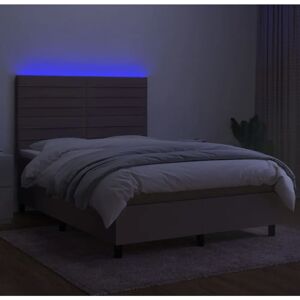 Cama Maisonchic 140x190cm Taupe con Luces LED Cama Maisonchic 140x190cm Taupe con Luces LED