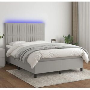 Maisonchic Graues Licht Bett mit LED, Modell: 140x200 cm - Bett Maisonchic Graues Licht Bett mit LED, Modell: 140x200 cm - Bett