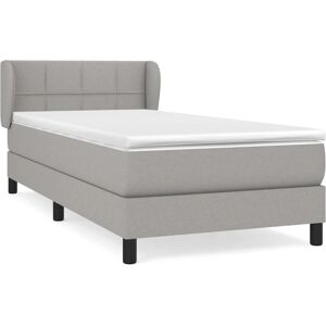 vidaXL 3126253 lit en tissu gris clair - Lit vidaXL 3126253 lit en tissu gris clair - Lit