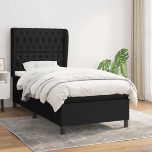 Maisonchic Bed met Pocketveringsmatras - Zwart - Bed Maisonchic Bed met Pocketveringsmatras - Zwart - Bed