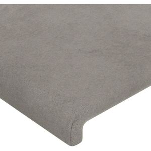 Structure de lit MAISON CHIC avec tête de lit - 160x200cm Velours Gris Clair Structure de lit MAISON CHIC avec tête de lit - 160x200cm Velours Gris Clair
