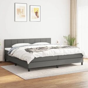 MAISON CHIC 160x200 cm Bett Grau - Matratze & Rahmen MAISON CHIC 160x200 cm Bett Grau - Matratze & Rahmen