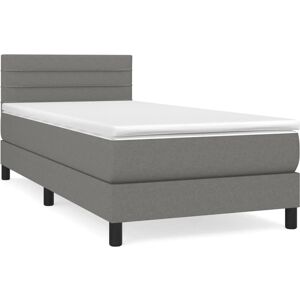 vidaXL 83257 lit gris foncé avec tête de lit réglable vidaXL 83257 lit gris foncé avec tête de lit réglable