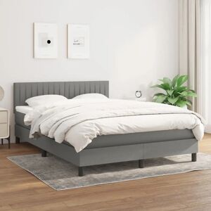 Maisonchic - Letto grigio scuro con sommier e materasso - Letto Maisonchic - Letto grigio scuro con sommier e materasso - Letto
