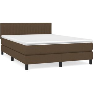 VidaXL 3140220 Lit - Marron foncé - Lit VidaXL 3140220 Lit - Marron foncé - Lit