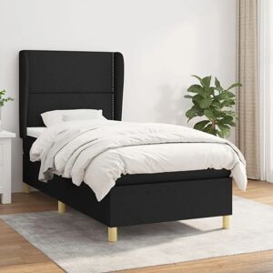 MAISONCHIC Dunkelbraune Einzelbett - Matratze & Boxspring für erholsamen Schlaf MAISONCHIC Dunkelbraune Einzelbett - Matratze & Boxspring für erholsamen Schlaf