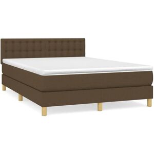 VidaXL Lit Marron Foncé - Lit VidaXL Lit Marron Foncé - Lit