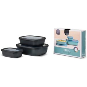 Mepal Cirqula Multischüsselset - Black, 3 pcs, 500/1000/2000ml Mepal Cirqula Multischüsselset - Black, 3 pcs, 500/1000/2000ml