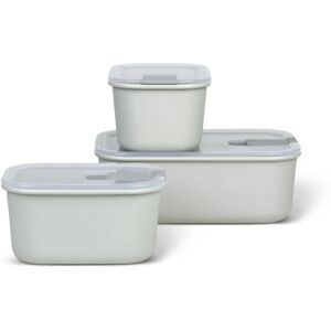 Mepal Easyclip Food Storage Box Set - 3 pcs, 2x450ml + 1000ml, White Mepal Easyclip Food Storage Box Set - 3 pcs, 2x450ml + 1000ml, White