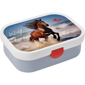 Mepal Blue Wild Horse Lunchbox - Kids' School Lunch Container Mepal Blue Wild Horse Lunchbox - Kids' School Lunch Container
