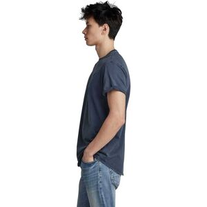 G-Star Lash Ribbed Short Sleeve T-Shirt (D16396-2653) - blue D418 G-Star Lash Ribbed Short Sleeve T-Shirt (D16396-2653) - blue D418