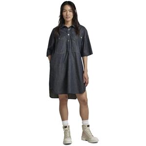 G-Star RAW Denim Shirt Dress - Navy - Organic Cotton-Linen - Relaxed Fit G-Star RAW Denim Shirt Dress - Navy - Organic Cotton-Linen - Relaxed Fit