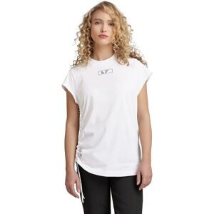 G-Star Raw Lash Cap Sleeve Tape T-Shirt - Vit - Lätt Bomull - Dam L G-Star Raw Lash Cap Sleeve Tape T-Shirt - Vit - Lätt Bomull - Dam L