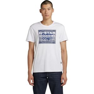 T-shirt en Coton Biologique G-Star D23158 - Blanc T-shirt en Coton Biologique G-Star D23158 - Blanc