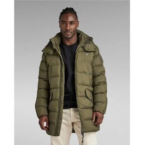 G Star Raw G-Whistler Padded Hooded Parka - Green - Men L G Star Raw G-Whistler Padded Hooded Parka - Green - Men L
