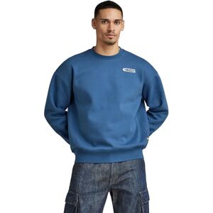 Suéter Old Skool Back Graphic de G-Star RAW - Azul medio - Hombre XL Suéter Old Skool Back Graphic de G-Star RAW - Azul medio - Hombre XL