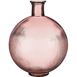 Vase Firenza en Verre Recyclé - Rose Clair - Mica Decorations - Publicité Vase Firenza en Verre Recyclé - Rose Clair - Mica Decorations - Publicité