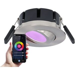 HOFTRONIC SMART Smart LED Inbouwspot - Roestvrij staal - RGBWW - 8W HOFTRONIC SMART Smart LED Inbouwspot - Roestvrij staal - RGBWW - 8W