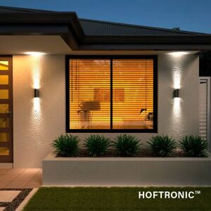 HOFTRONIC Dax LED Wandlamp - Zwart - Up & Down - IP65 HOFTRONIC Dax LED Wandlamp - Zwart - Up & Down - IP65