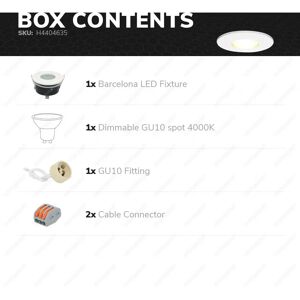 HOFTRONIC HOFTRONIC GU10 5W 4000K - Inbouw LED Spot HOFTRONIC HOFTRONIC GU10 5W 4000K - Inbouw LED Spot