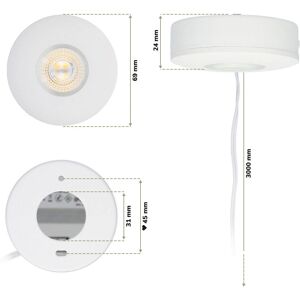 HOFTRONIC Pavo LED Plafondlamp - Ultra Plat 23mm - 2 Stuk HOFTRONIC Pavo LED Plafondlamp - Ultra Plat 23mm - 2 Stuk