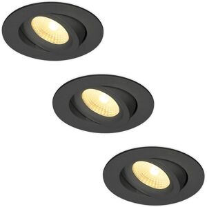 HOFTRONIC Salerno 3-delige LED Inbouwspots - Warm Wit 8W HOFTRONIC Salerno 3-delige LED Inbouwspots - Warm Wit 8W