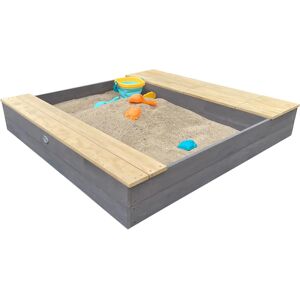 AXI Evy Wooden Sandbox with Water Tank & Storage - Childrens Play Set AXI Evy Wooden Sandbox with Water Tank & Storage - Childrens Play Set