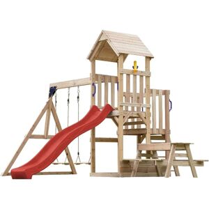 AXI Tour de Jeu - Tour en Bois avec Échelle, Toboggan & Table de Pique-nique - 383x267x366cm AXI Tour de Jeu - Tour en Bois avec Échelle, Toboggan & Table de Pique-nique - 383x267x366cm