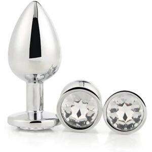 Dream Toys Gleaming Love Ensemble de Bouchons Argentés - Plug Anal - 3 pièces - Publicité Dream Toys Gleaming Love Ensemble de Bouchons Argentés - Plug Anal - 3 pièces - Publicité
