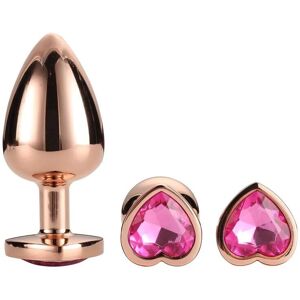 Dream Toys - Aluminium anal plug sæt med pyntesten - Gleaming Love - Rose Gold Dream Toys - Aluminium anal plug sæt med pyntesten - Gleaming Love - Rose Gold