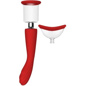 Dream Toys Red Revolution Georgia - Vibrador G-punto y Bomba de Succión Recargable Dream Toys Red Revolution Georgia - Vibrador G-punto y Bomba de Succión Recargable