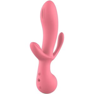 Vibrator Dream Toys Amour Triple Pleasure Clair cu Stimulator de Clitoris - Jucărie Sexuală Vibrator Dream Toys Amour Triple Pleasure Clair cu Stimulator de Clitoris - Jucărie Sexuală