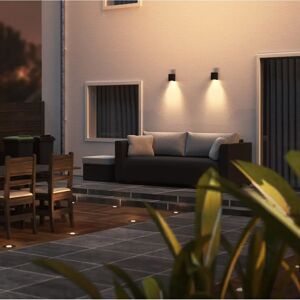 HOFTRONIC HOFTRONIC Marion Dimbare LED Wandlamp - Zwart - IP65 - Buiten HOFTRONIC HOFTRONIC Marion Dimbare LED Wandlamp - Zwart - IP65 - Buiten