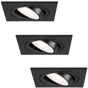 HOFTRONIC Zwart dimbare LED inbouwspots set - Kantelbaar - 5W - IP20 - 6000K HOFTRONIC Zwart dimbare LED inbouwspots set - Kantelbaar - 5W - IP20 - 6000K