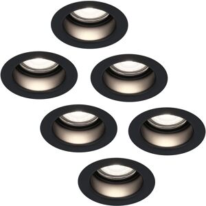 HOFTRONIC Mari LED Inbouwspot - 5W - Daglicht wit 6000K - Vervangbare GU10 - Dimbaar - Binnen- & buitengebruik - Zwart HOFTRONIC Mari LED Inbouwspot - 5W - Daglicht wit 6000K - Vervangbare GU10 - Dimbaar - Binnen- & buitengebruik - Zwart