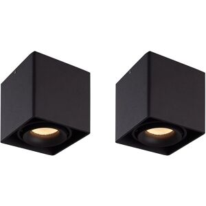 HOFTRONIC Esto Zwart 2x Dimbare LED Opbouw Plafondspot HOFTRONIC Esto Zwart 2x Dimbare LED Opbouw Plafondspot