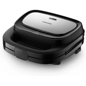 Philips HD2350/80 - Zwart en Zilver - Sandwichmaker Philips HD2350/80 - Zwart en Zilver - Sandwichmaker