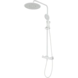 Tiger Twiss Showerset - Rain & Hand Shower - Thermostatic Control - White - Bath Accessory Tiger Twiss Showerset - Rain & Hand Shower - Thermostatic Control - White - Bath Accessory