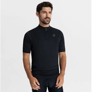 Rogelli 2XL Schwarzes Fahrradtrikot - Atmungsaktiv, Schnell Trocknend, Komfort Fit Rogelli 2XL Schwarzes Fahrradtrikot - Atmungsaktiv, Schnell Trocknend, Komfort Fit