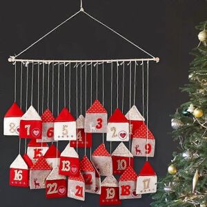 B2X Adventskalender - 24 Holzhäuser, Skandinavischer Stil B2X Adventskalender - 24 Holzhäuser, Skandinavischer Stil