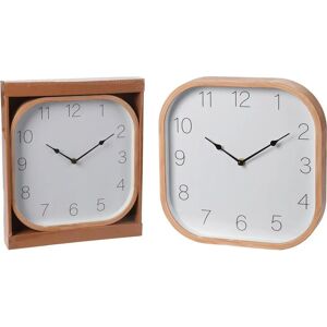 Koopman Wanduhr - 30cm Holzoptik, Geräuscharm, Batteriebetrieben Koopman Wanduhr - 30cm Holzoptik, Geräuscharm, Batteriebetrieben