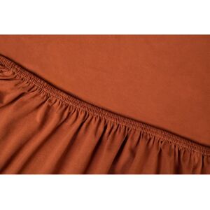 KAYORI Saiko Fitted Sheet - Jerseybomull, Ekologisk bomull, Brun KAYORI Saiko Fitted Sheet - Jerseybomull, Ekologisk bomull, Brun