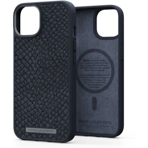 Coque MagSafe en cuir de saumon ELEMENTS Njord pour iPhone 14 - Noir - Publicité Coque MagSafe en cuir de saumon ELEMENTS Njord pour iPhone 14 - Noir - Publicité