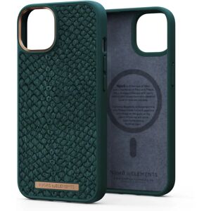 Coque MagSafe en Cuir de Saumon Njord byELEMENTS - Vert - Étui - Publicité Coque MagSafe en Cuir de Saumon Njord byELEMENTS - Vert - Étui - Publicité