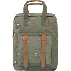 Sac à dos grand de Fresk - Cerf olive écologique et familial - Publicité Sac à dos grand de Fresk - Cerf olive écologique et familial - Publicité