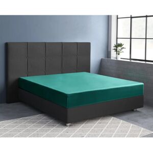 Royal Textile Donkergroen katoen satijn fitted sheet - Product Type Royal Textile Donkergroen katoen satijn fitted sheet - Product Type