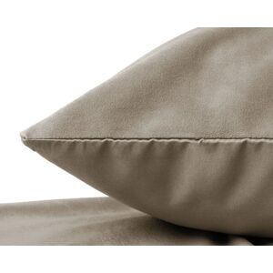 Sleeptime Fluwelen Kussenhoezen Taupe - Pillowcases Sleeptime Fluwelen Kussenhoezen Taupe - Pillowcases