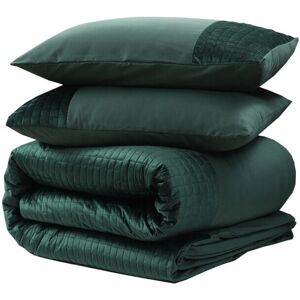 Sleeptime - Velvet Band - 140 x 220 cm - Groen - Dekbedovertrek Sleeptime - Velvet Band - 140 x 220 cm - Groen - Dekbedovertrek
