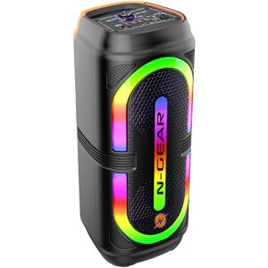 Haut-parleur portable Bluetooth pour fêtes et karaoké N-GEAR LGP24C - Noir - Publicité Haut-parleur portable Bluetooth pour fêtes et karaoké N-GEAR LGP24C - Noir - Publicité