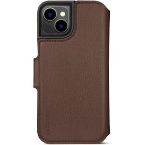 Funda folio de cuero Decoded para iPhone 14 Plus Marrón - Funda Funda folio de cuero Decoded para iPhone 14 Plus Marrón - Funda